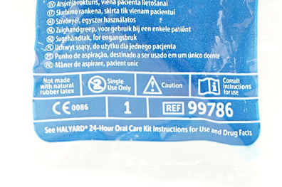 Halyard 99786 Oral Care Suction Handle with Ballard Technology (x)